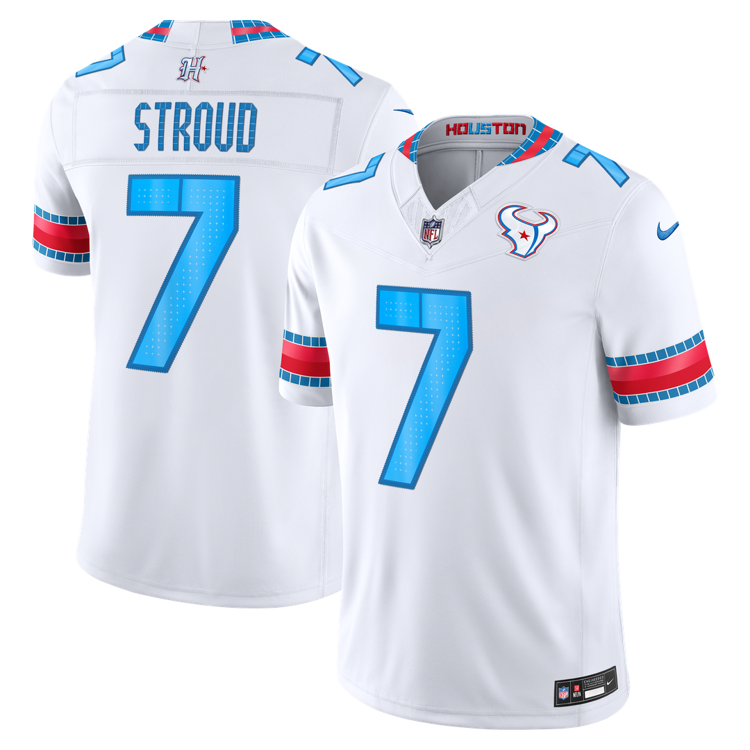 Houston Texans C.J. Stroud Nike 2026 Rivalries Collection Stitched Limited Jersey - White