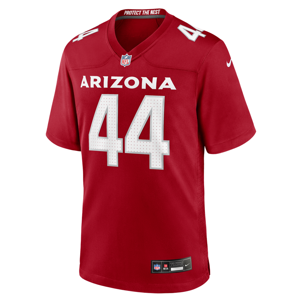Arizona Cardinals Owen Pappoe Nike Team Game Jersey - Cardinal