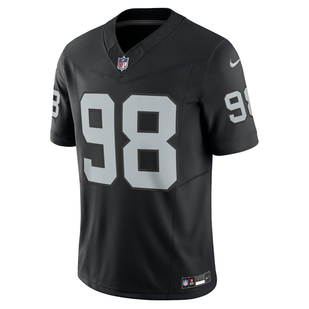 Las Vegas Raiders Maxx Crosby Nike Vapor F.U.S.E. Limited Jersey - Black