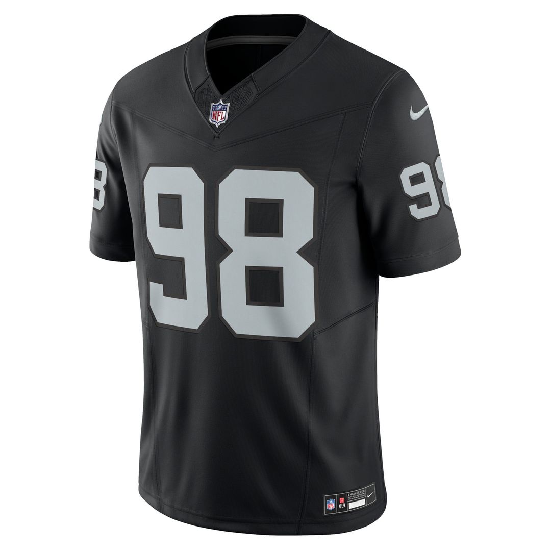 Las Vegas Raiders Maxx Crosby Nike Vapor F.U.S.E. Limited Jersey - Black