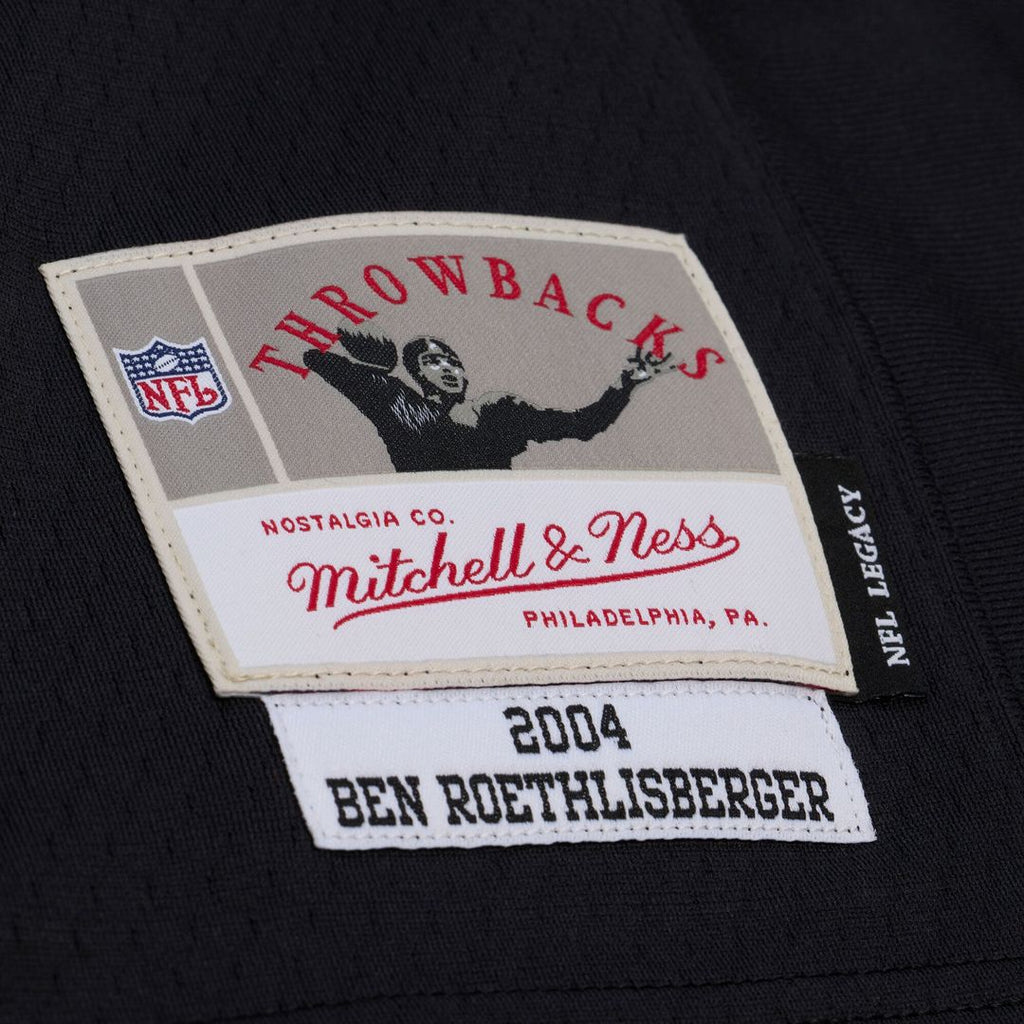 Pittsburgh Steelers Ben Roethlisberger Mitchell & Ness 2004 Big & Tall Legacy Retired Player Jersey - Black
