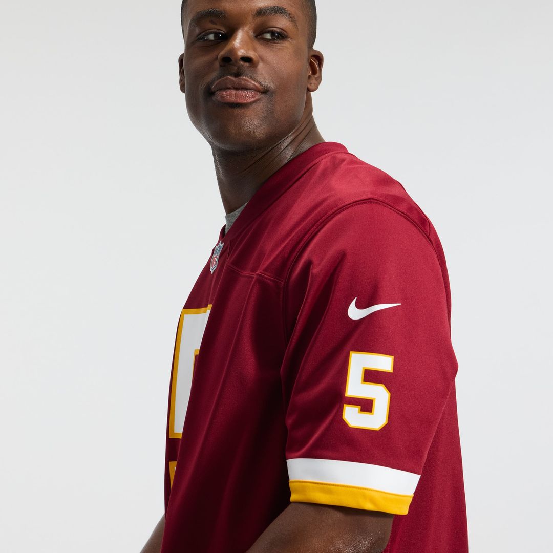 Washington Commanders Jayden Daniels Nike Game Jersey - Burgundy