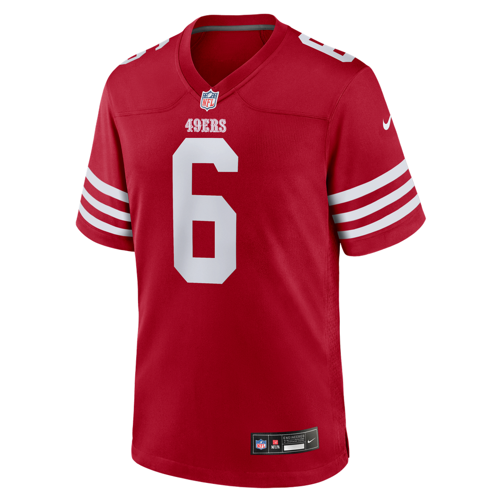 San Francisco 49ers Malik Mustapha Nike Game Jersey - Scarlet