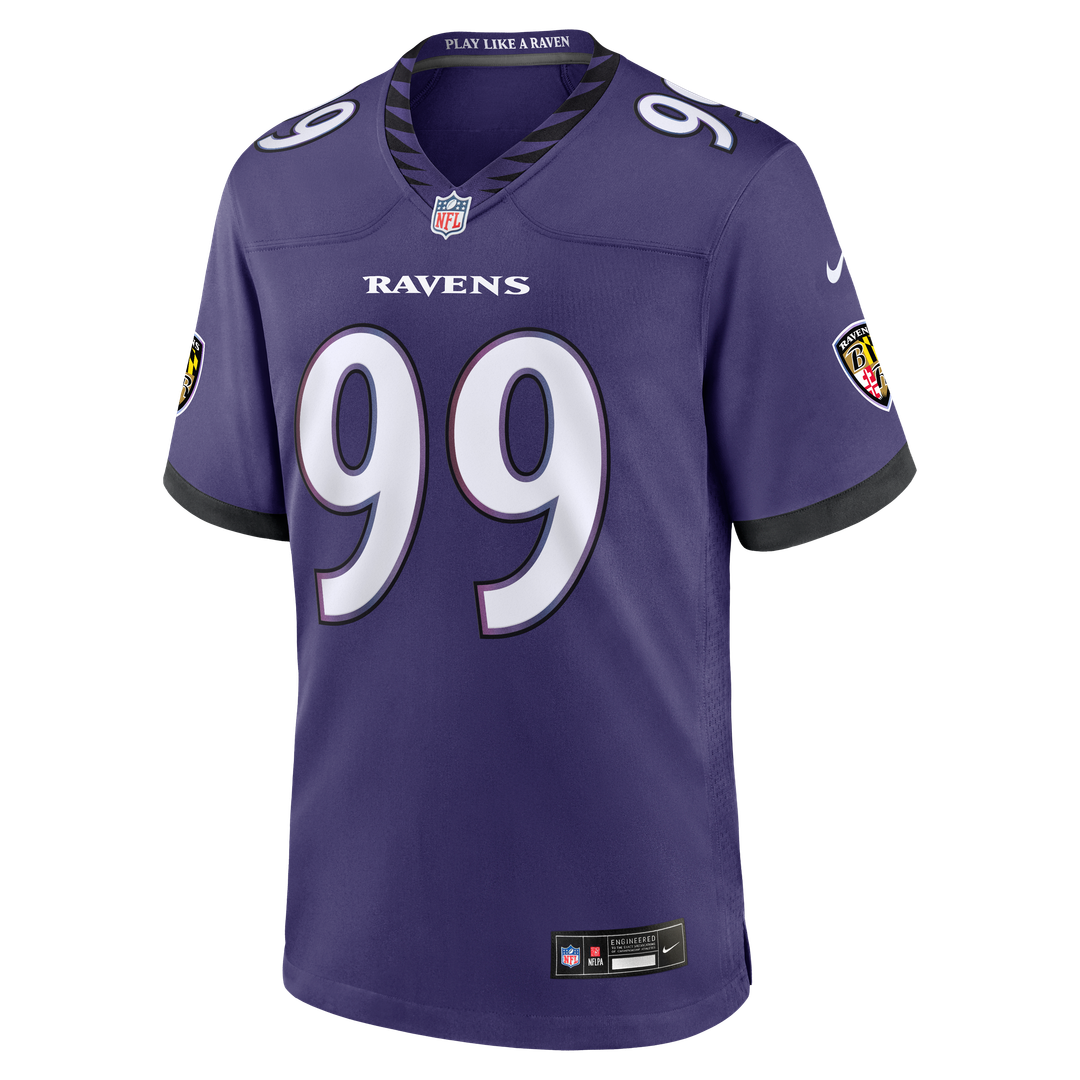 Baltimore Ravens Rayshaun Benny Nike Team Game Jersey - Purple