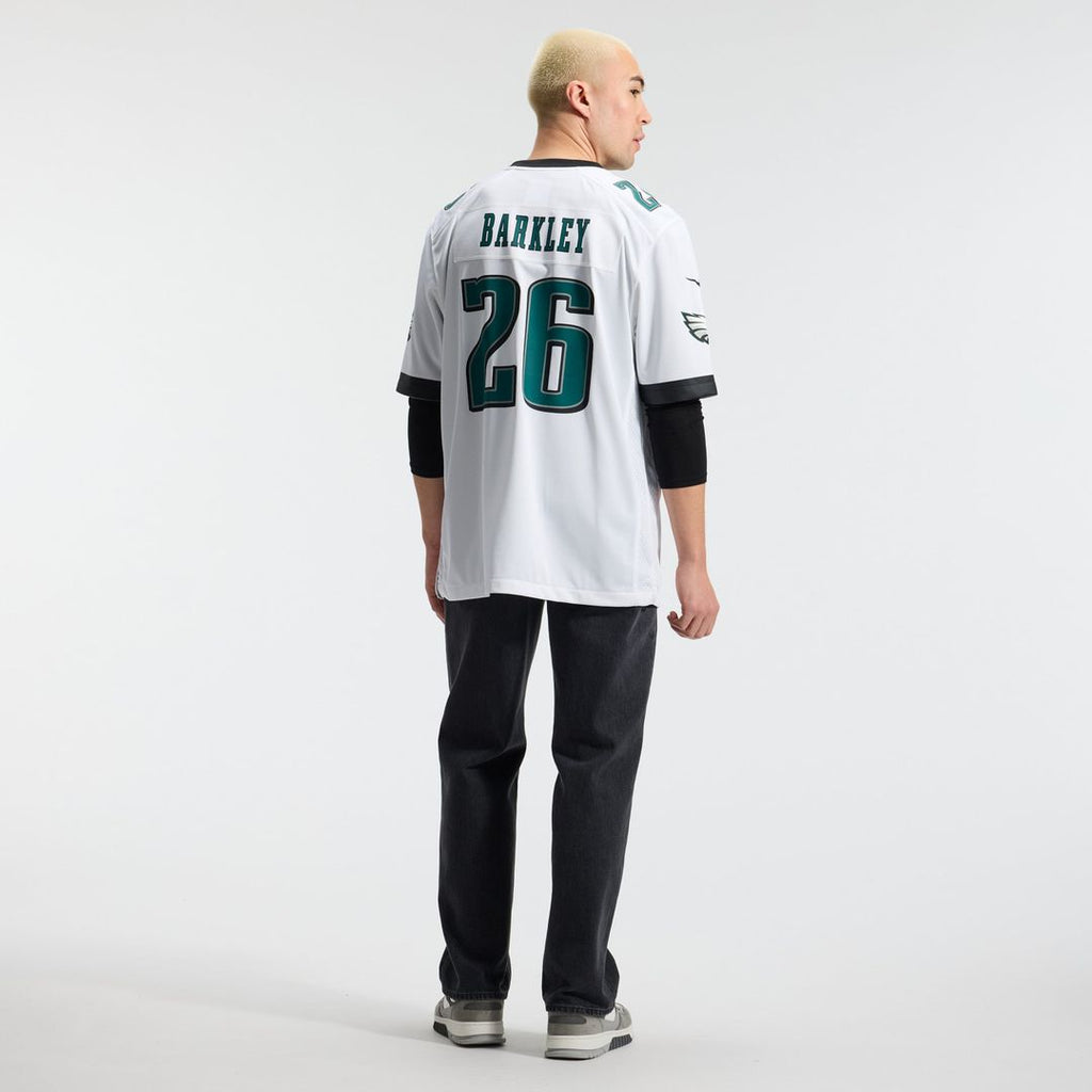 Philadelphia Eagles Saquon Barkley Nike Game Jersey - White