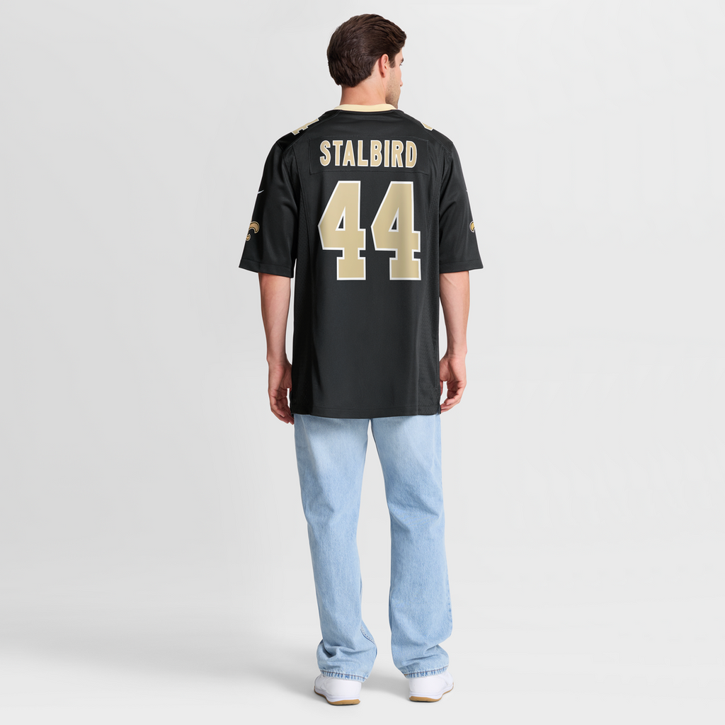 New Orleans Saints Isaiah Stalbird Nike Team Game Jersey - Black
