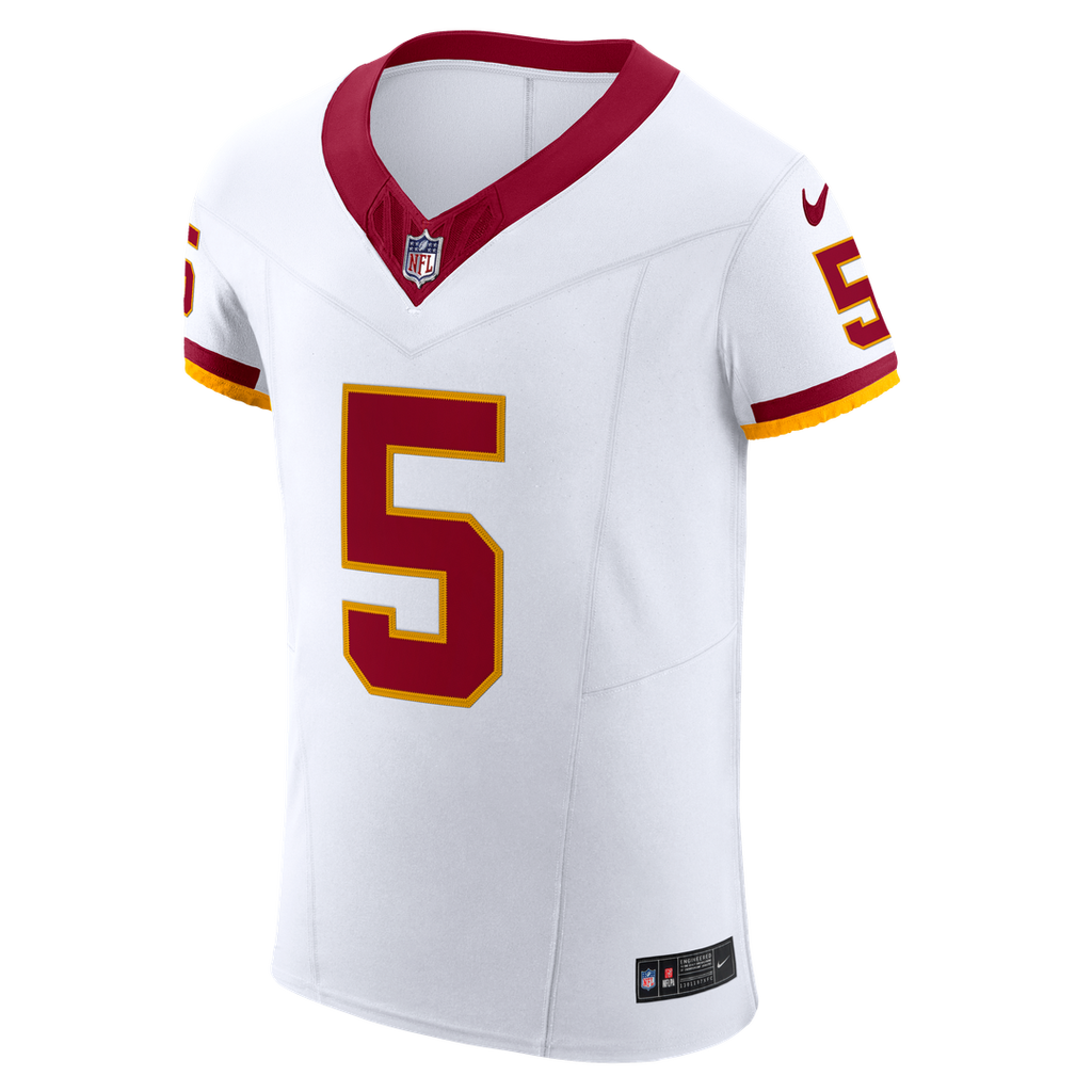 Washington Commanders Jayden Daniels Nike Alternate 2 Super Bowl Era Vapor F.U.S.E. Elite Jersey - White