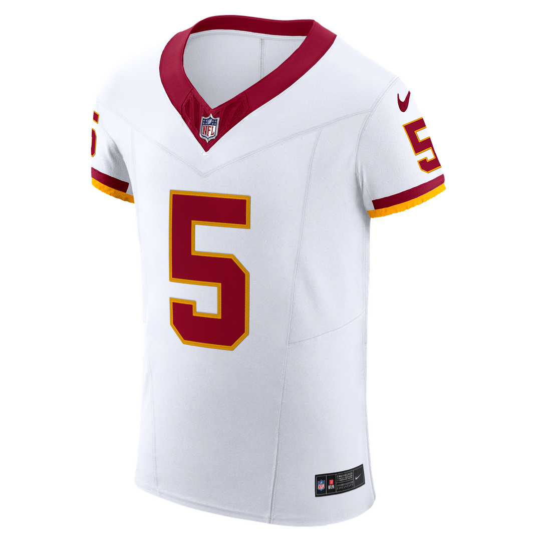 Washington Commanders Jayden Daniels Nike Alternate 2 Super Bowl Era Vapor F.U.S.E. Elite Jersey - White