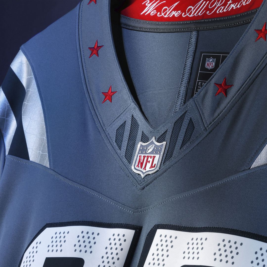 New England Patriots Hunter Henry Nike Rivalries Collection Stitched Limited Jersey - Blue