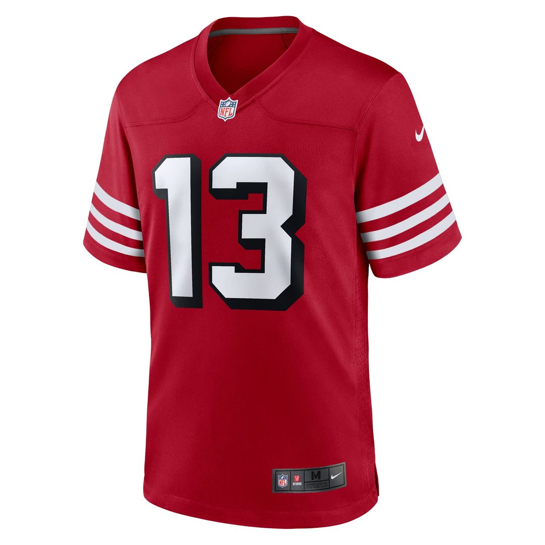 San Francisco 49ers Men San Francisco 49ers Brock Purdy Nike Alternate Game Player Jersey - Scarlet