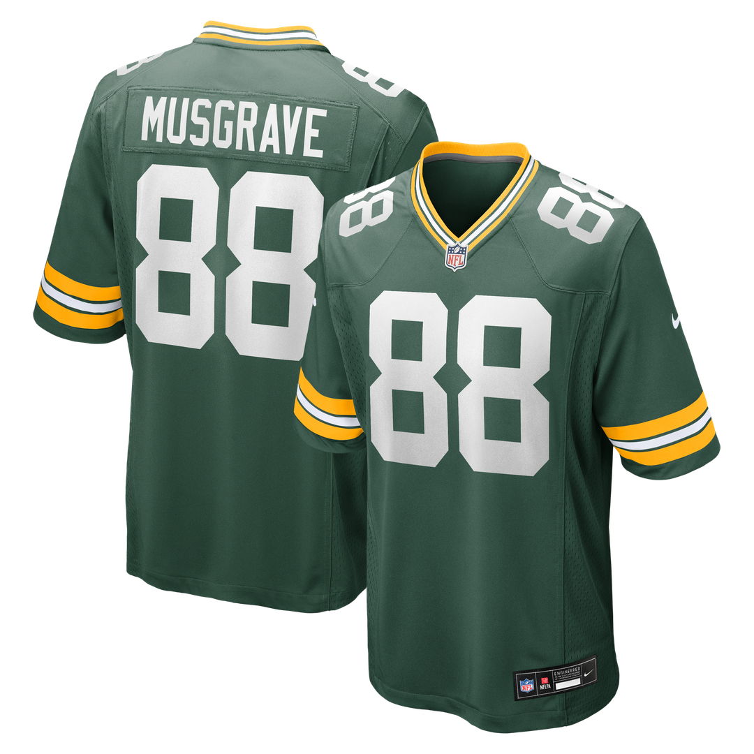 Green Bay Packers Luke Musgrave Nike Game Jersey - Green