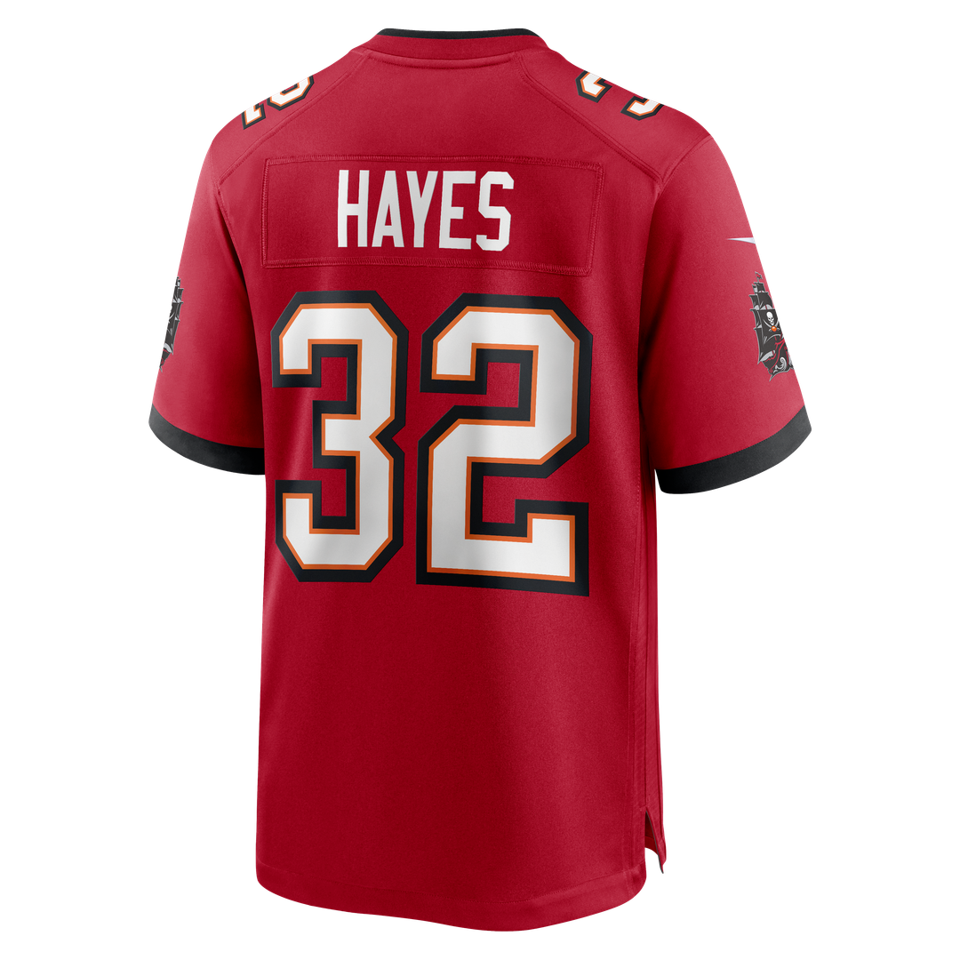 Tampa Bay Buccaneers Josh Hayes Nike Game Jersey - Red