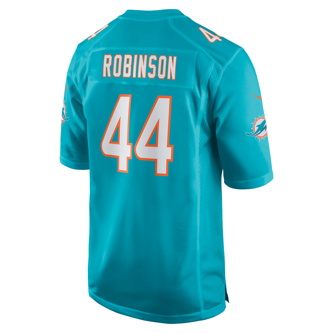 Miami Dolphins Chop Robinson Nike Game Jersey - Aqua