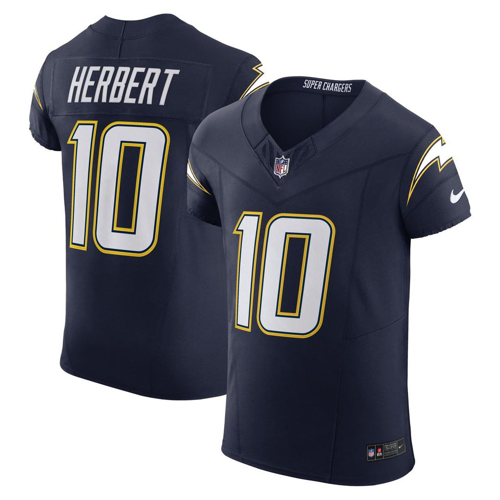 Los Angeles Chargers Justin Herbert Nike Alternate Vapor F.U.S.E. Elite Jersey - Navy
