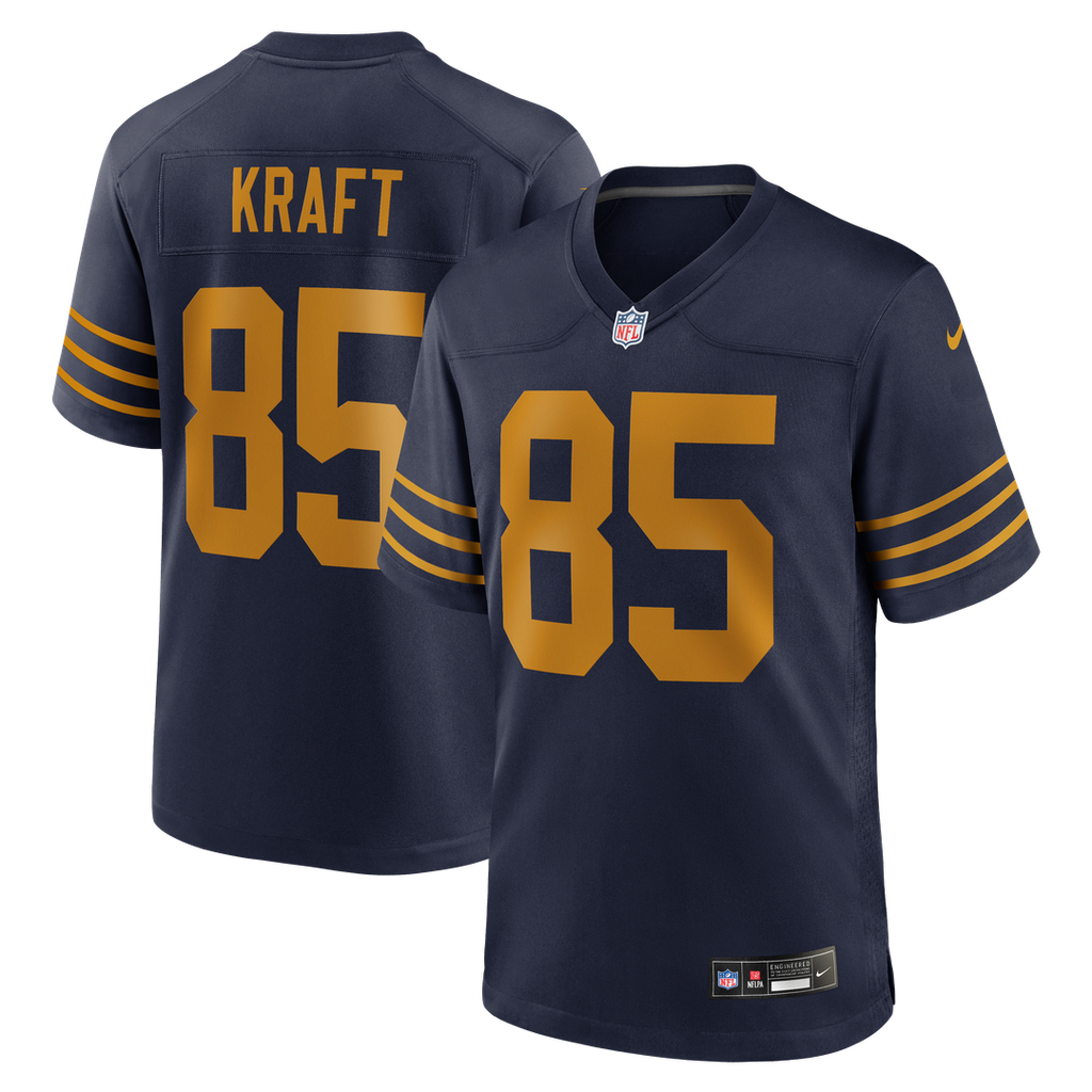 Green Bay Packers Tucker Kraft Nike Alternate Game Jersey - Navy