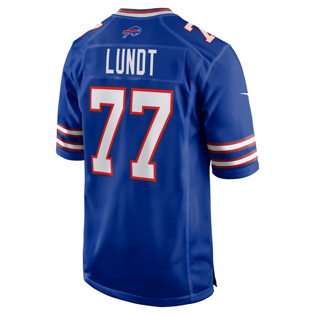 Buffalo Bills Chase Lundt Nike Team Game Jersey - Royal