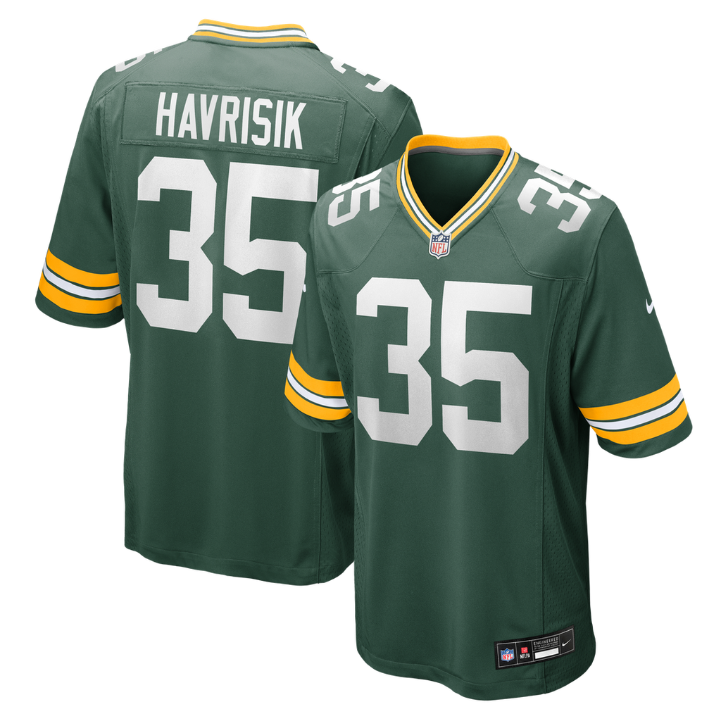 Green Bay Packers Lucas Havrisik Nike Team Game Jersey - Green