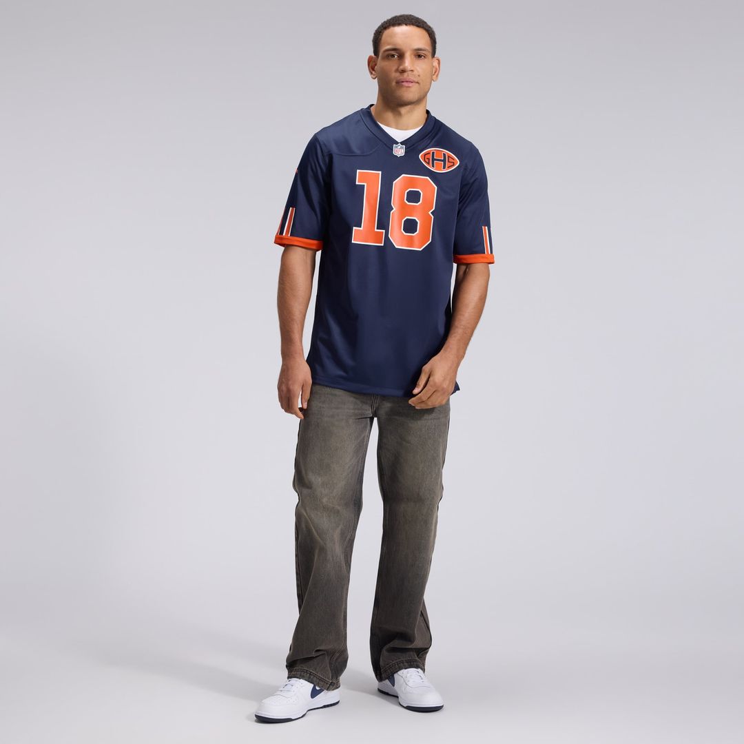 Chicago Bears Caleb Williams Nike 2026 Rivalries Collection Game Jersey - Navy