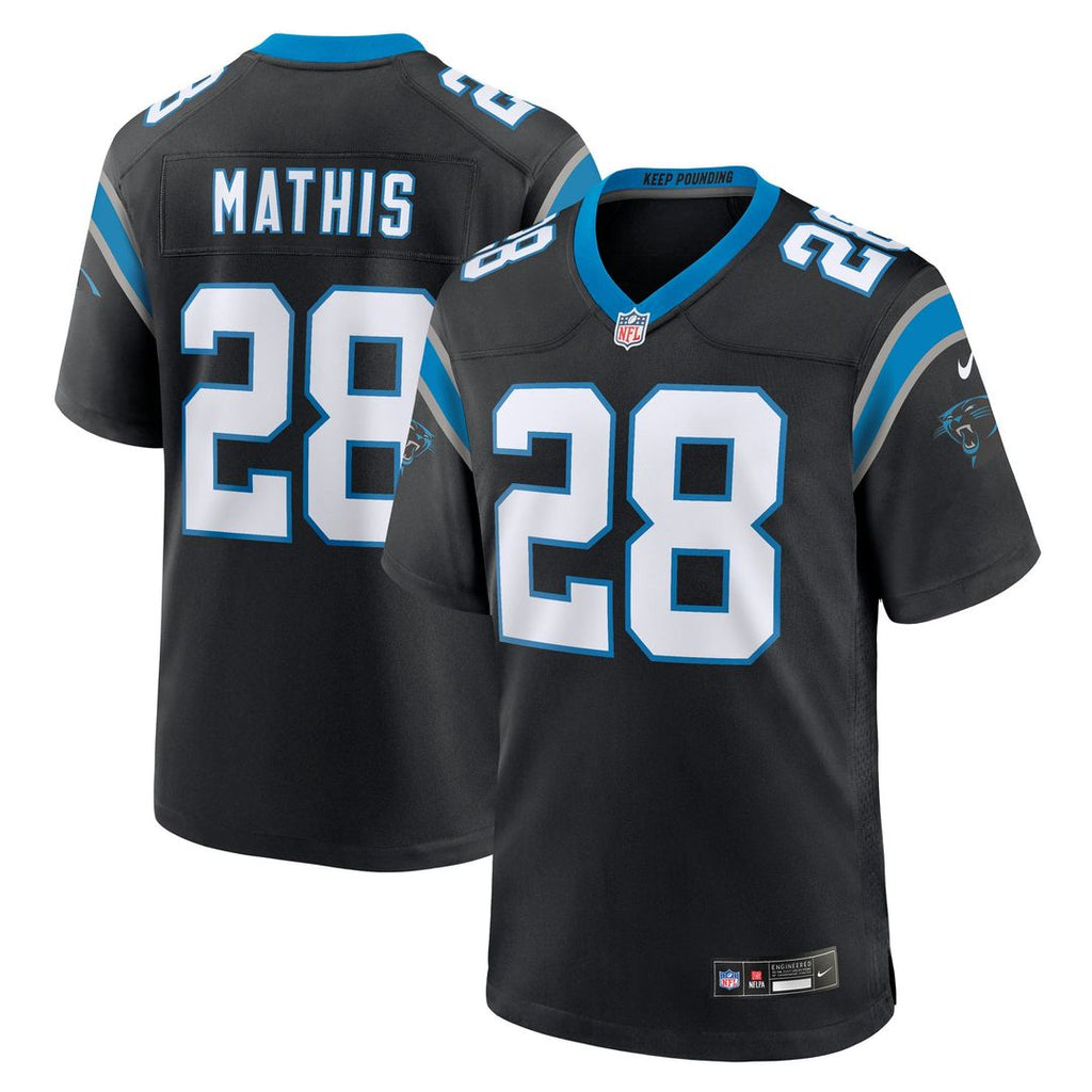 Carolina Panthers Damarri Mathis Nike Team Game Jersey - Black