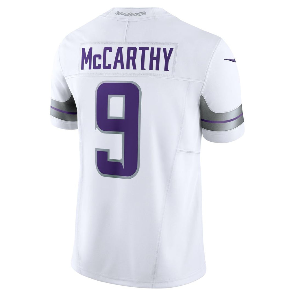 Minnesota Vikings J.J. McCarthy Nike Vapor F.U.S.E. Limited Jersey - White