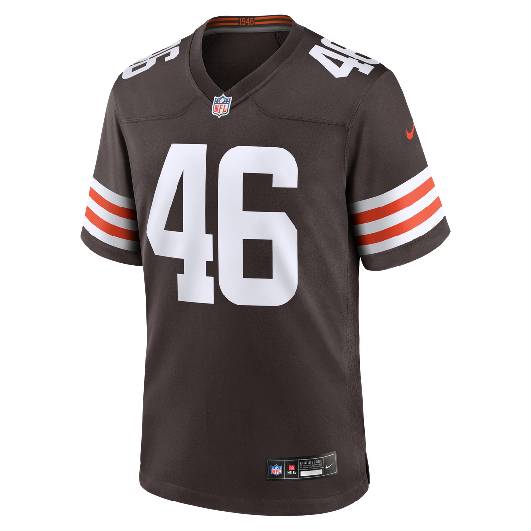 Cleveland Browns Don Fleming Nike Retired Player Jersey - Brown