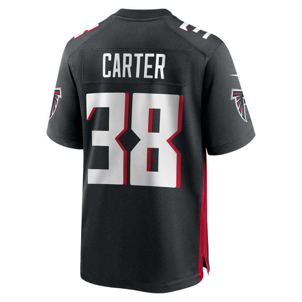 Atlanta Falcons Nathan Carter Nike Team Game Jersey - Black