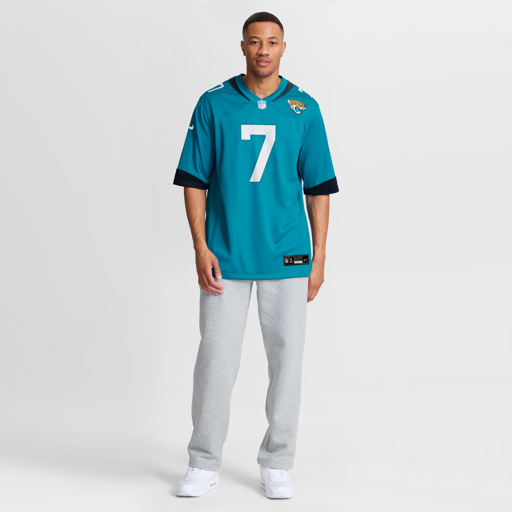 Jacksonville Jaguars Byron Leftwich Nike Retired Player Game Jersey - Teal