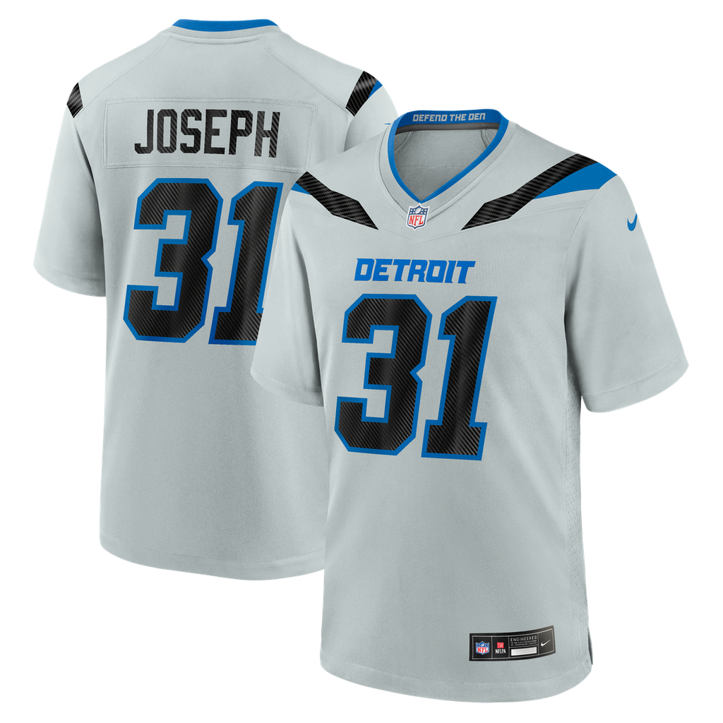 Detroit Lions Kerby Joseph Nike 2026 Rivalries Collection Game Jersey - Silver