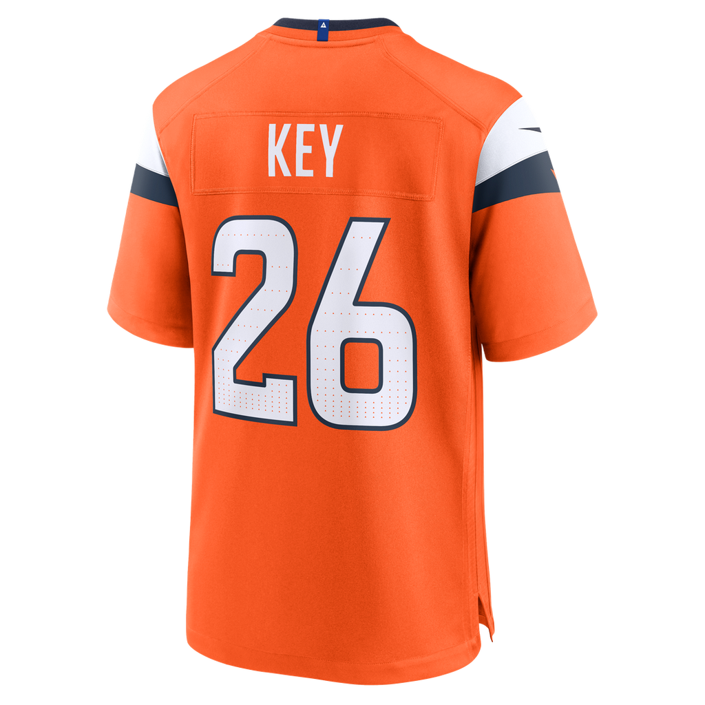 Denver Broncos Devon Key Nike Team Game Jersey - Orange