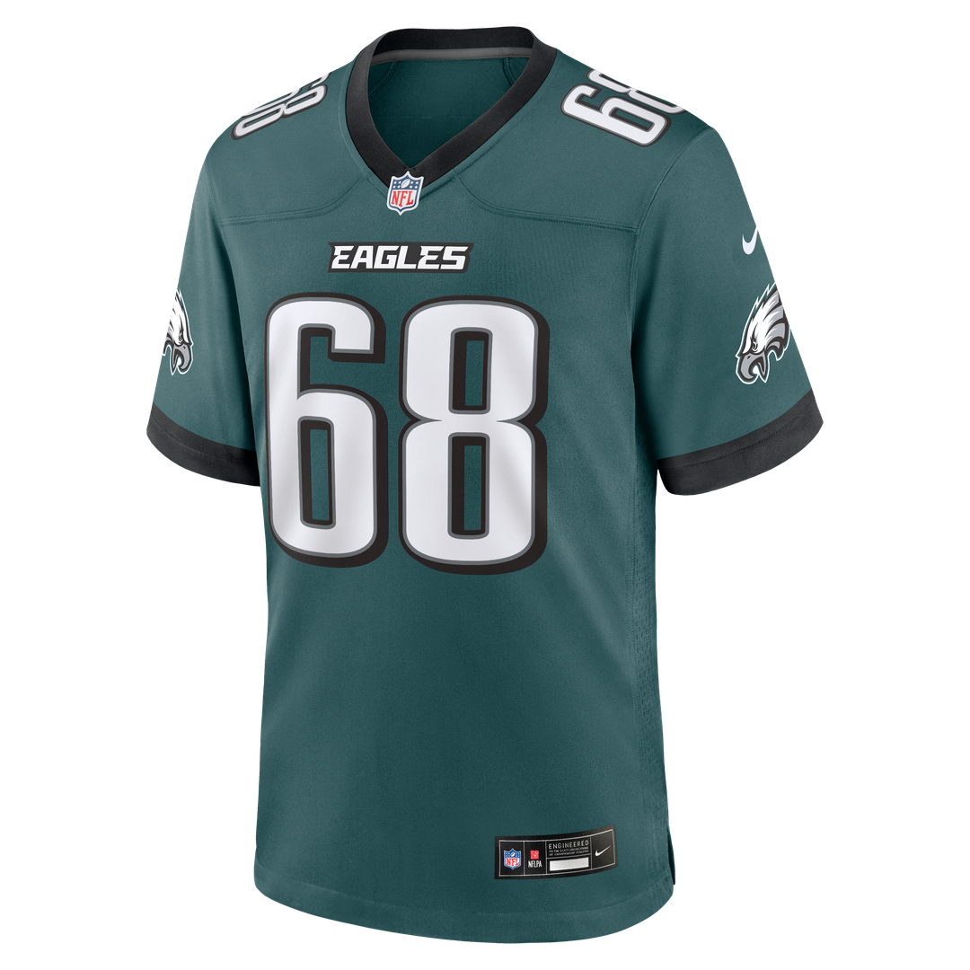 Philadelphia Eagles Jordan Mailata Nike Team Game Jersey - Midnight Green