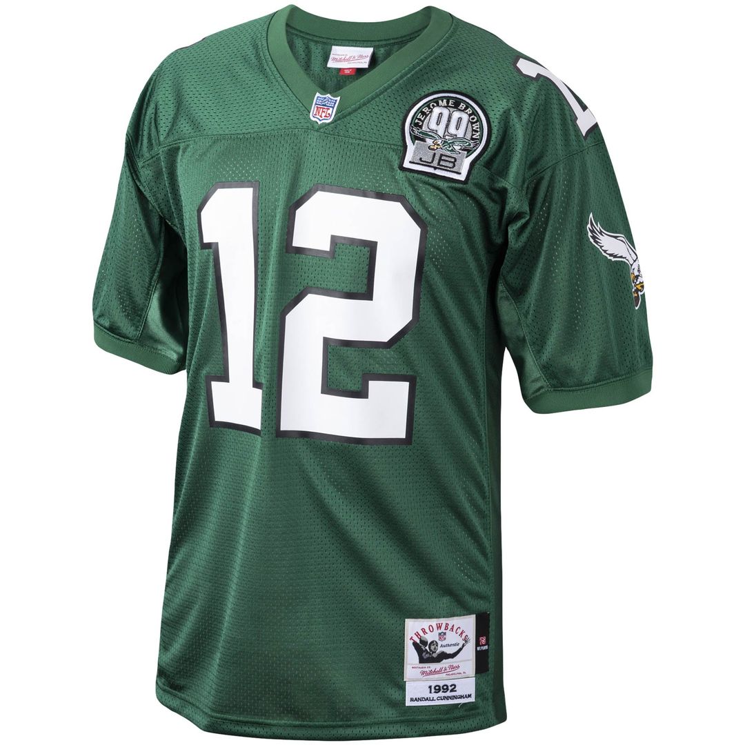Philadelphia Eagles 1994 Randall Cunningham Mitchell & Ness Authentic Throwback Retired Player Jersey - White