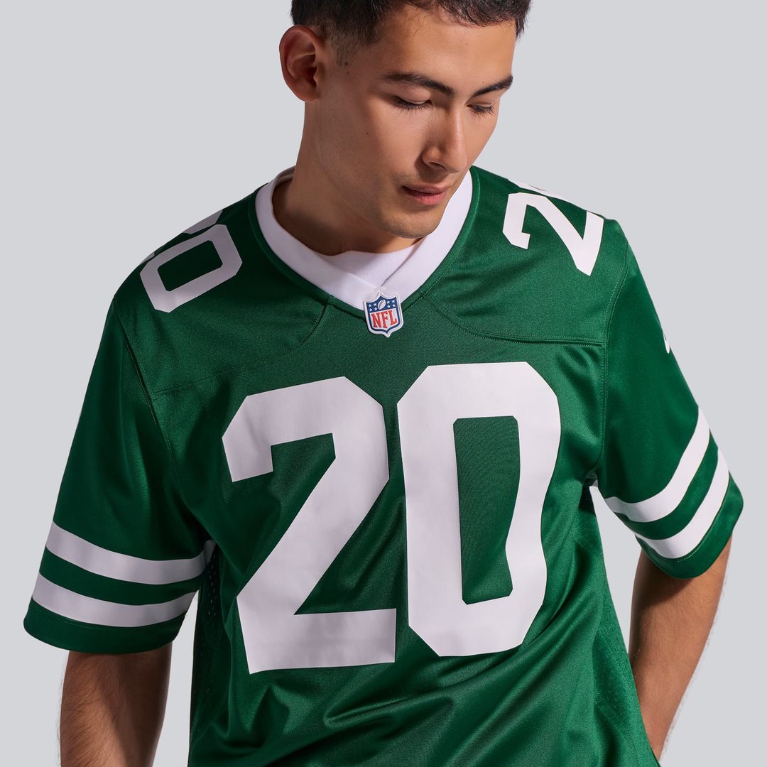 New York Jets Breece Hall Nike Alternate Game Jersey - Legacy Black