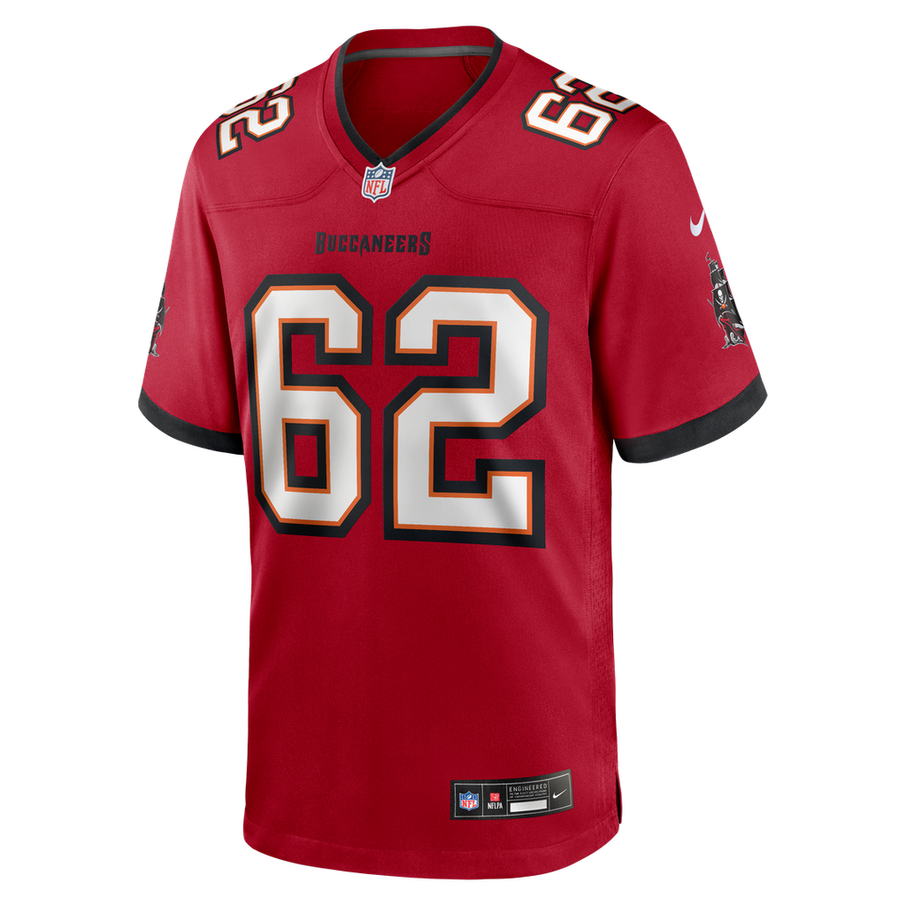 Tampa Bay Buccaneers Graham Barton Pick No. 26 Nike Player Game Jersey - Red