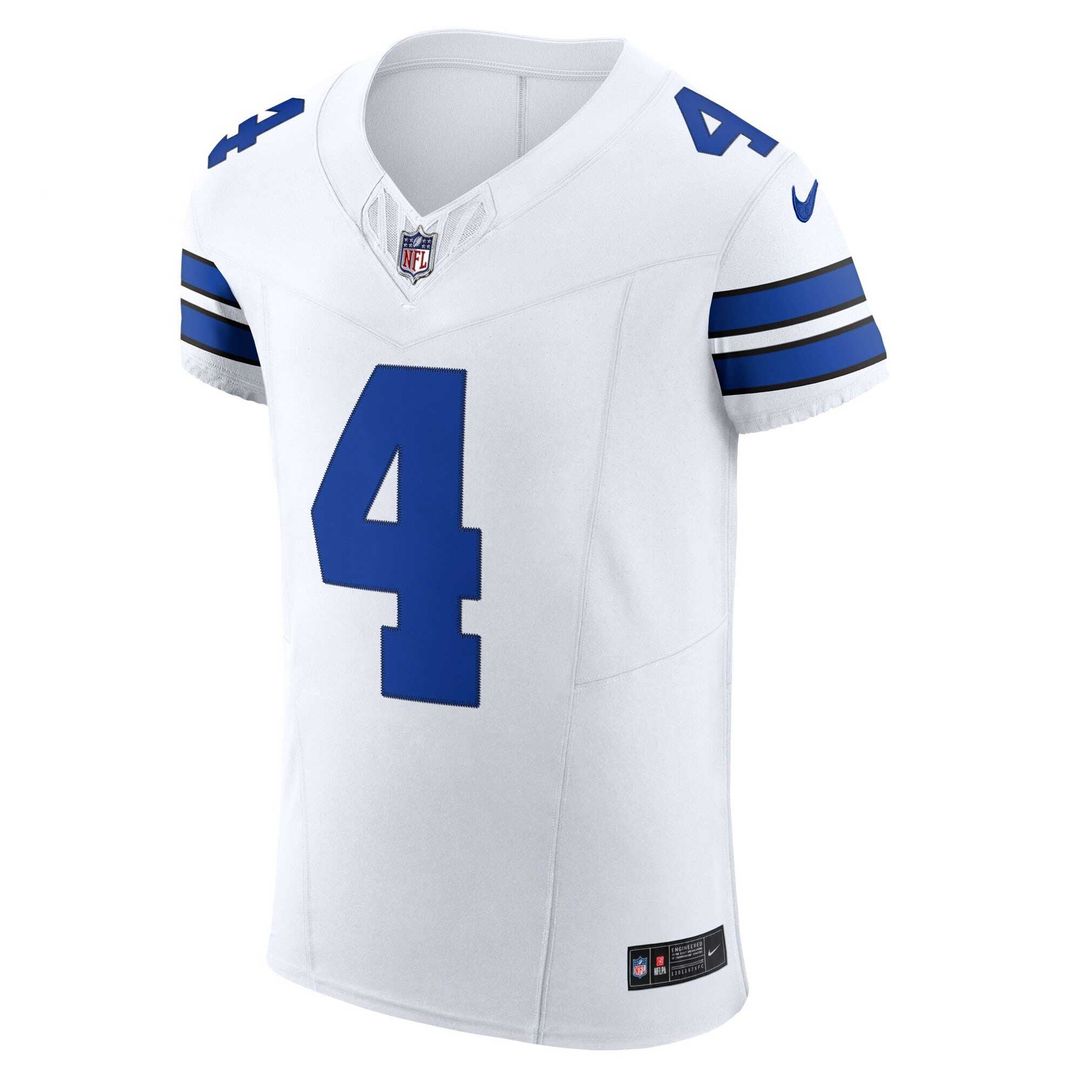 Dallas Cowboys Dak Prescott Nike Vapor F.U.S.E. Elite Jersey - White