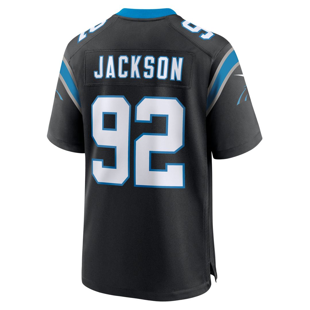 Carolina Panthers Cam Jackson Nike Team Game Jersey - Black