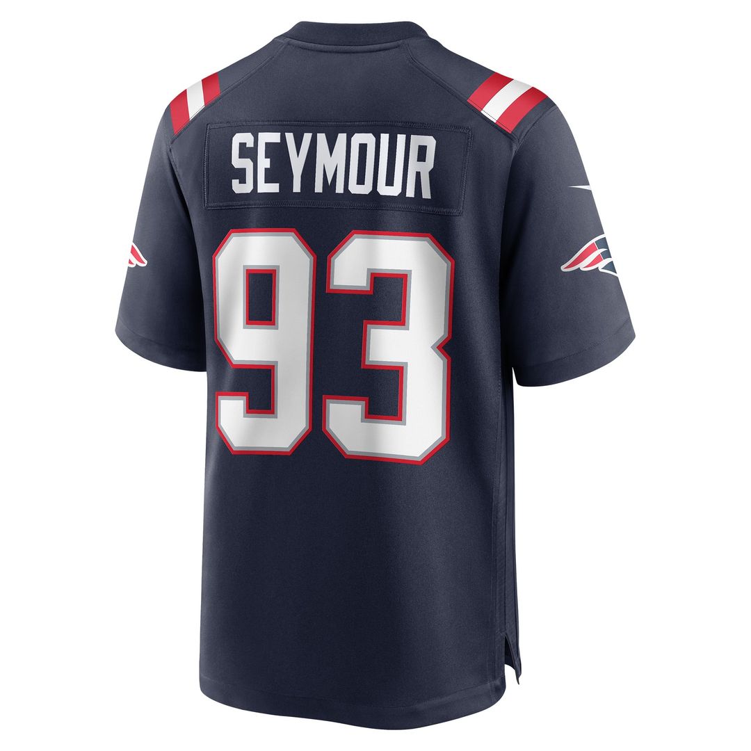 New England Patriots Richard Seymour Nike Retired Player Game Jersey - Navy