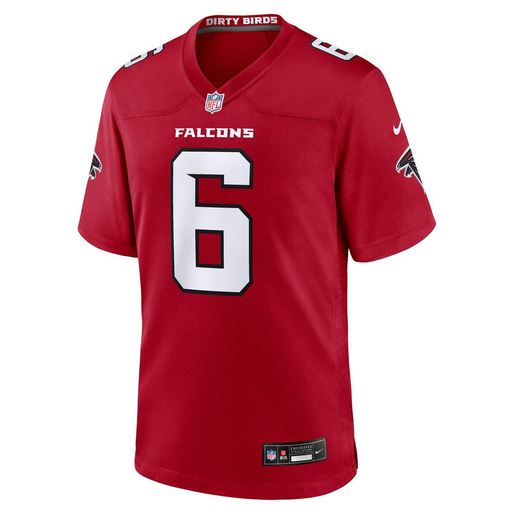 Atlanta Falcons Nick Folk Nike Team Game Jersey - Red