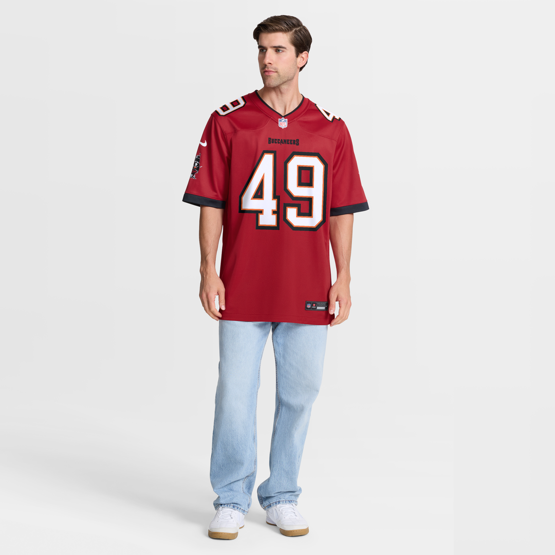 Tampa Bay Buccaneers Owen Wright Nike Team Game Jersey - Red