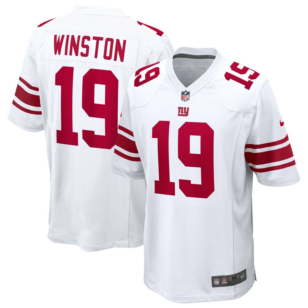 New York Giants Jameis Winston Nike Game Jersey - White