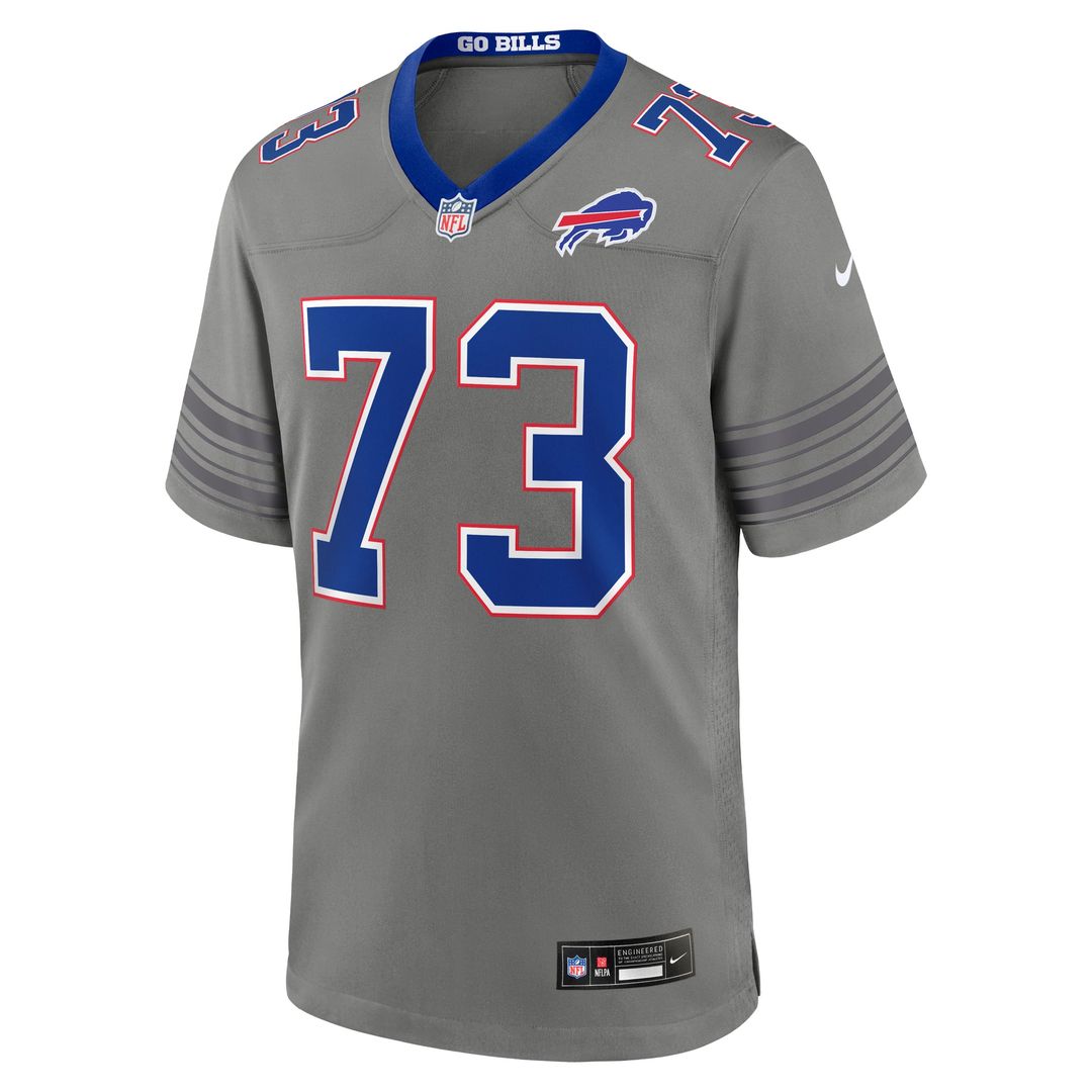 Buffalo Bills Dion Dawkins Nike Nickel City Game Jersey - Gray