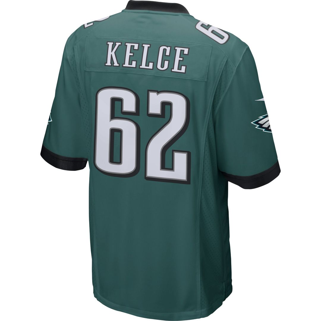 Philadelphia Eagles Jason Kelce Nike Game Jersey - Midnight Green