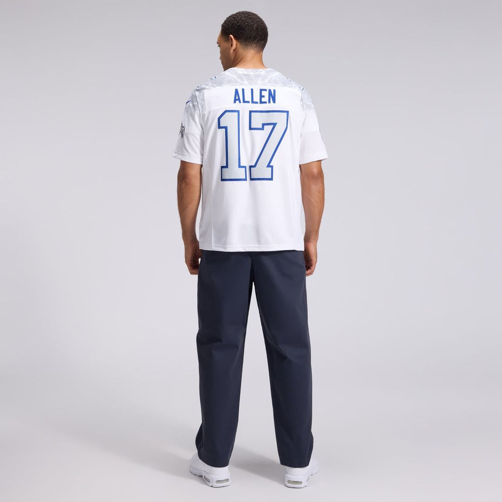 Buffalo Bills Josh Allen Nike Rivalries Collection Stitched Limited Jersey - White
