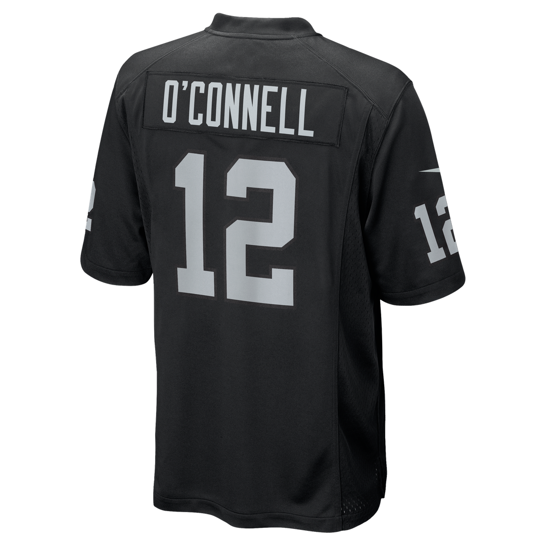 Las Vegas Raiders Aidan O'Connell Nike Team Game Jersey - Black