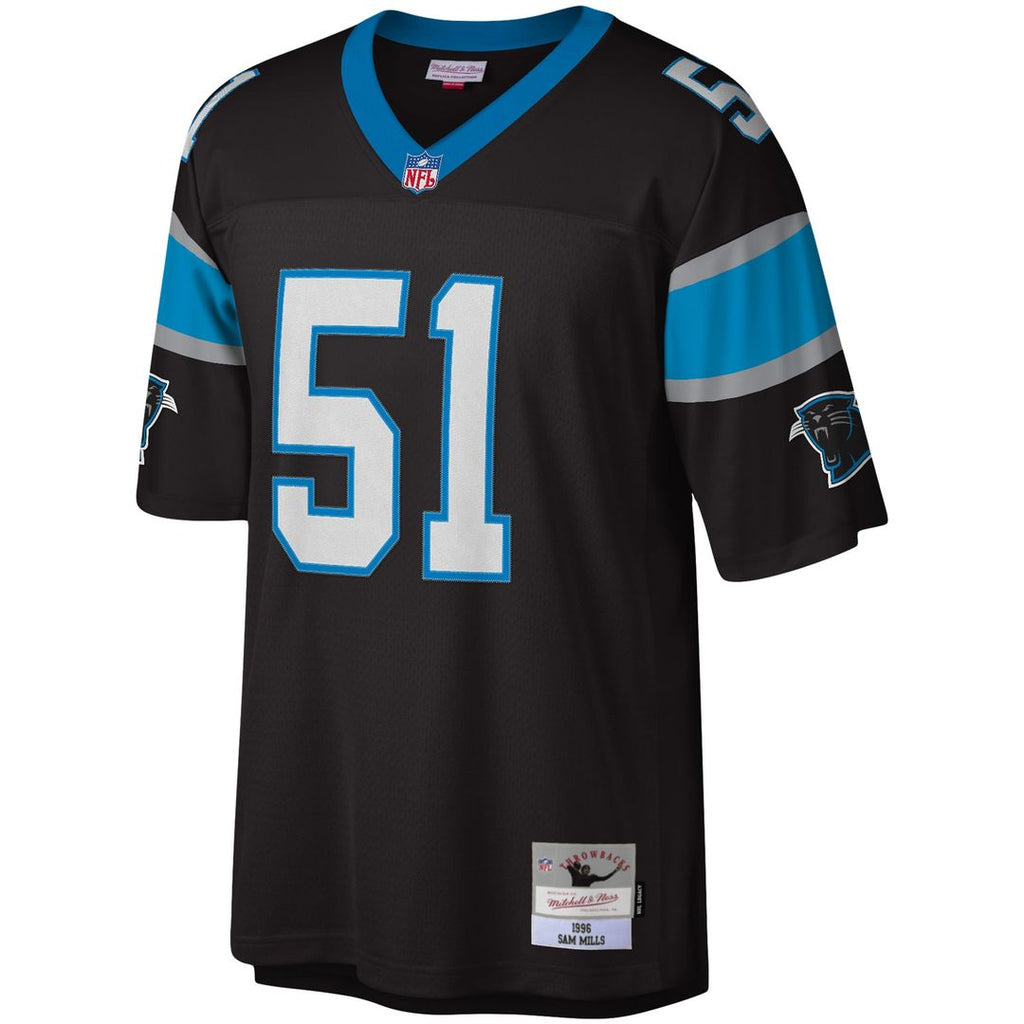 Carolina Panthers Sam Mills Mitchell & Ness Legacy Replica Jersey - Black