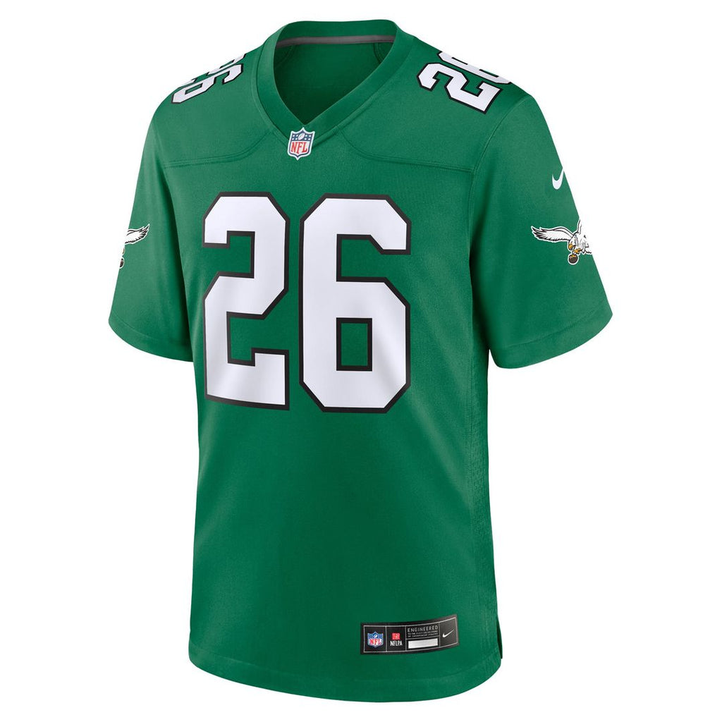 Philadelphia Eagles Saquon Barkley Nike Game Jersey - White