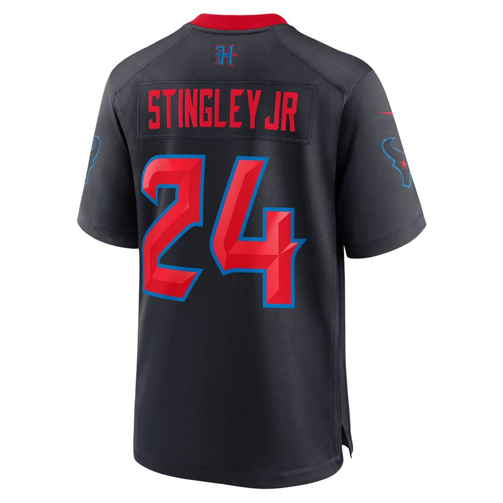 Houston Texans Derek Stingley Jr. Nike 2nd Alternate Game Jersey - Navy
