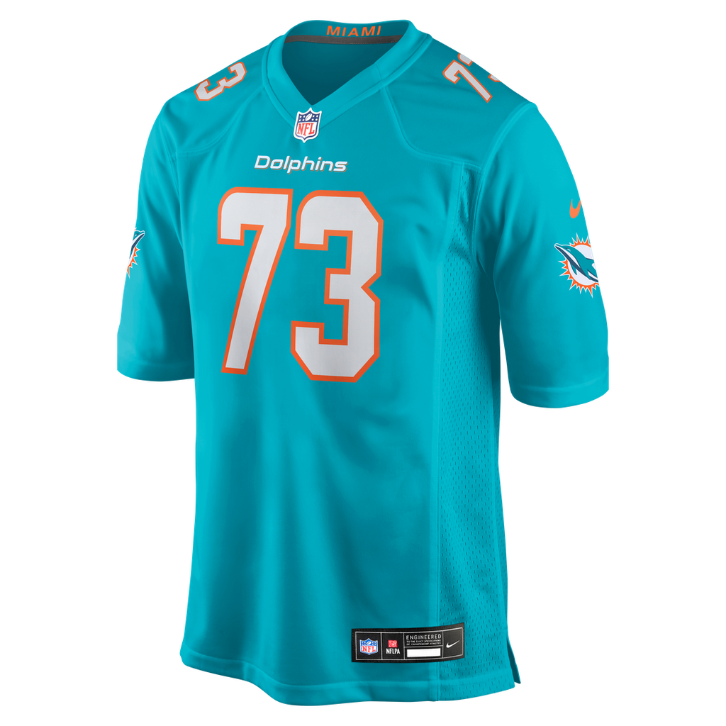 Miami Dolphins Austin Jackson Nike Game Jersey - Aqua