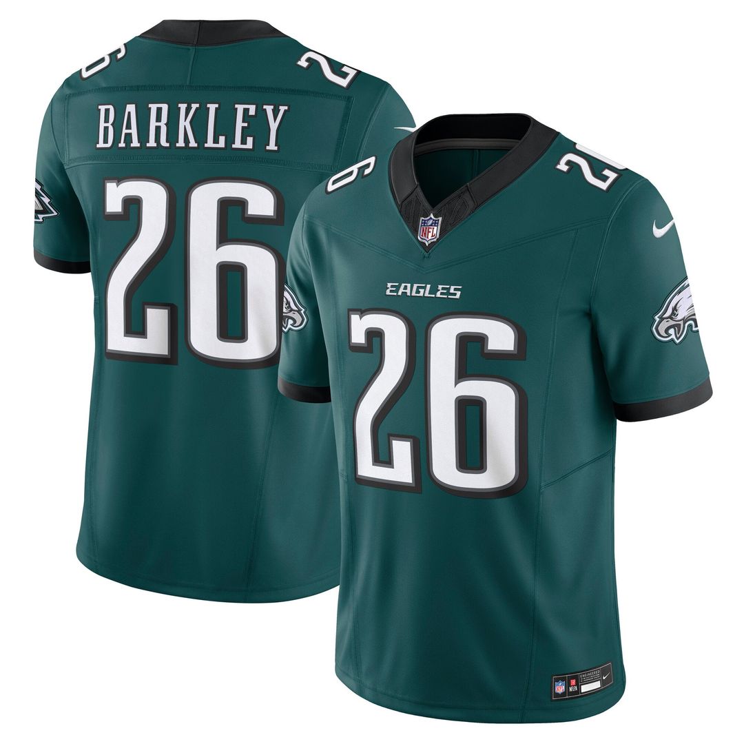 Philadelphia Eagles Saquon Barkley Nike Vapor F.U.S.E. Limited Jersey - Midnight Green
