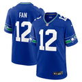 Seattle Seahawks 12s Nike Throwback Player Game Jersey - Royal