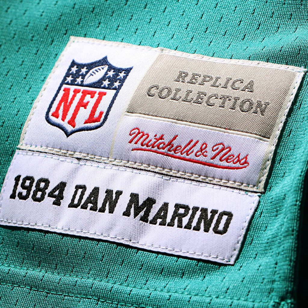 Miami Dolphins Dan Marino Mitchell & Ness Big & Tall 1984 Retired Player Replica Jersey - Aqua